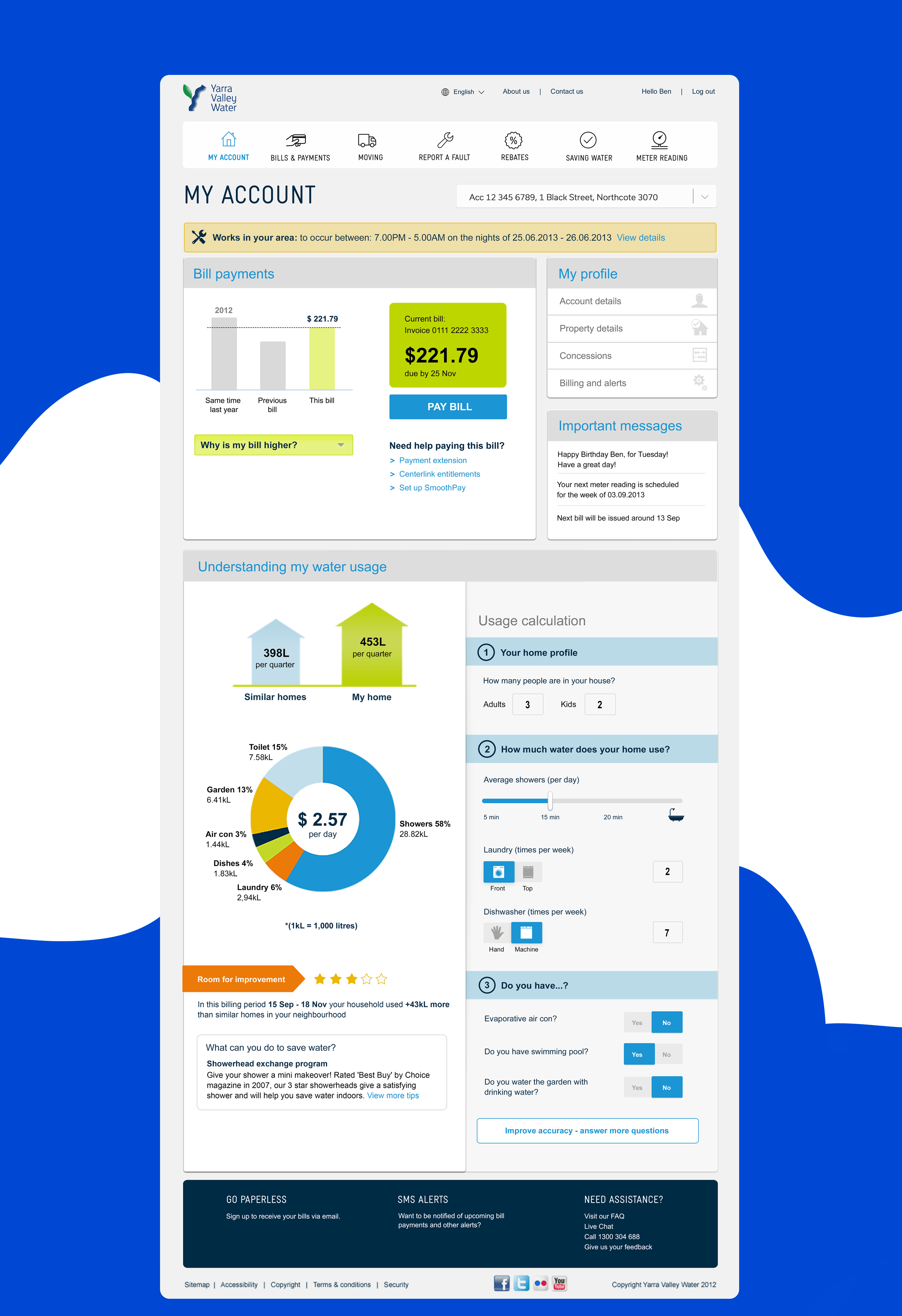 Yarra Valley Water Pay Bill Yarra Valley Water / Water bill payments